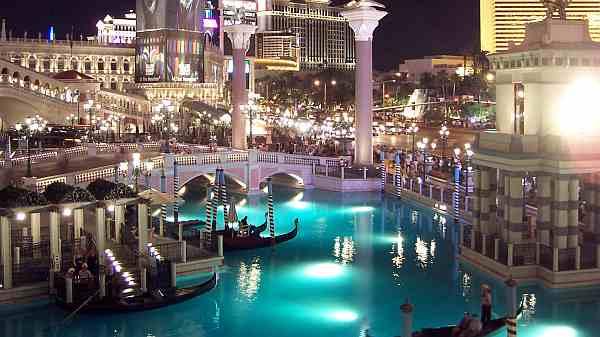 Las Vegas 'The Venetian' At Night